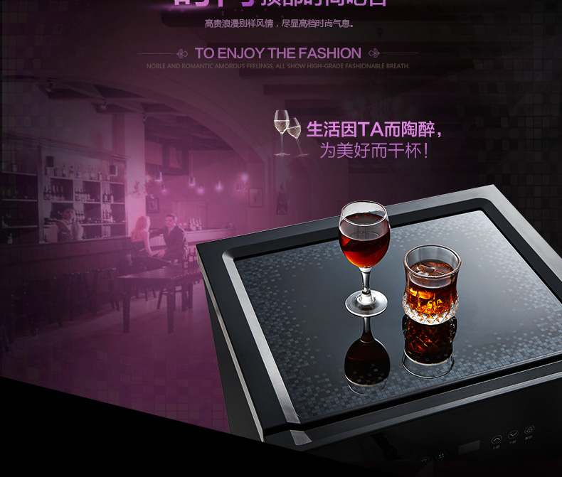 tủ rượu ngăn phòng khách và bếp Midea Midea JC-96GEM 145GEV 165GEM Tủ rượu gia dụng Ice Bar Tủ lạnh Tủ lưu trữ - Tủ rượu vang tủ trưng rượu