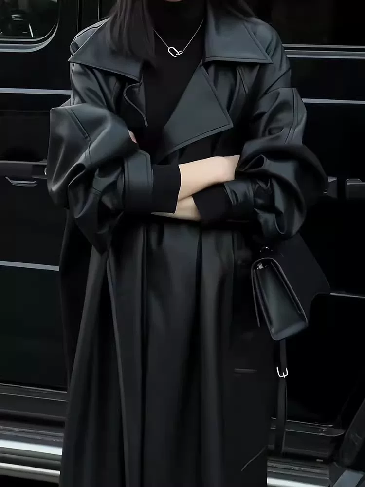 Модное осеннее trench coat, стиль высокого качества, свободная посадка, корейский стиль, средняя длина