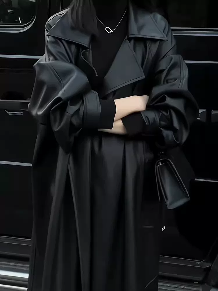 Модное осеннее trench coat, стиль высокого качества, свободная посадка, корейский стиль, средняя длина