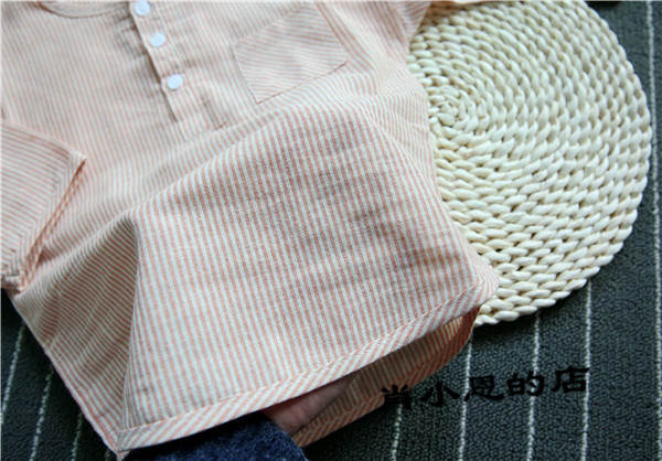 Chemise enfant à manche longue en lin - Ref 2083564 Image 47