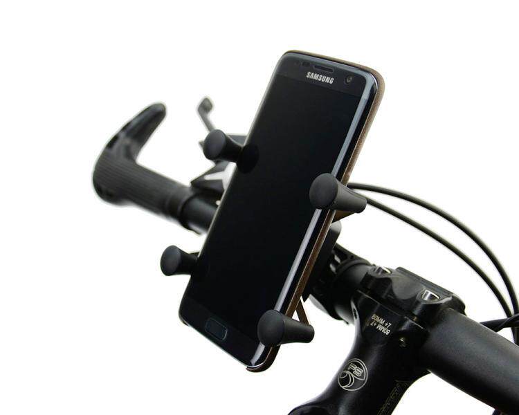 Bicycle mobile phone clip motorcycle mountain bike mobile phone clip universal 360-degree navigation bracket riding equipment