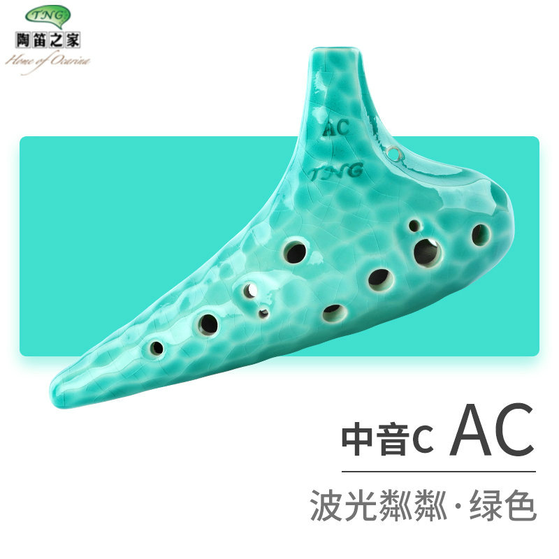 Taiwan TNG12 alto C-tune sea wave ocarina twelve-hole ac beginner performance level
