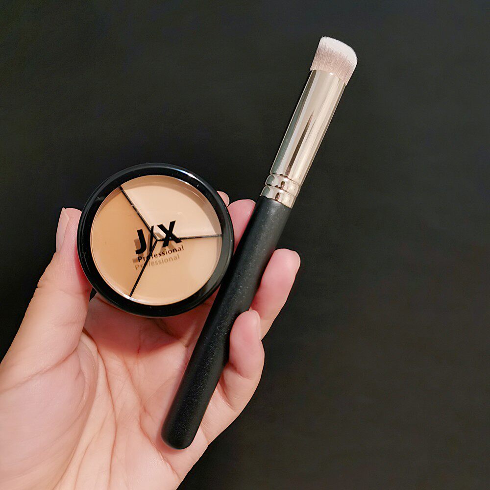 pony iron sheet certified Korean JIX JX nourishes persistent underwhelm print to cover black eye circles tricolour cream