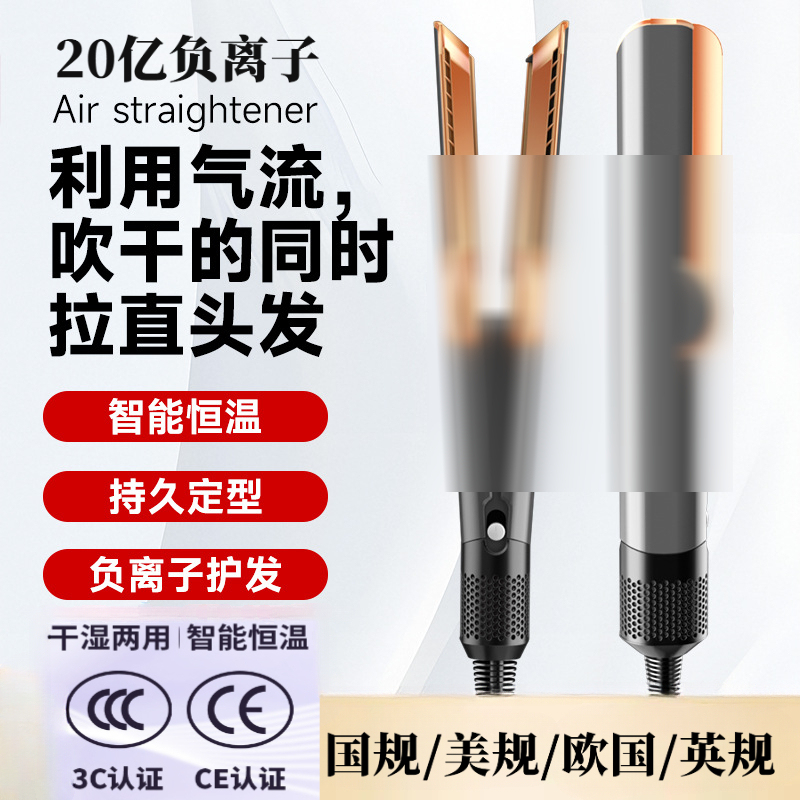 Us Standard 110V Dual-Use (Wet and Dry) Hair Straightener, Similar to the Huaqiangbei Hair Straightener and Hair Dryer for Home Use