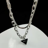 Небольшое дизайнерское ожерелье, короткий весенний летний свитер, европейский стиль, легкий роскошный стиль, тренд сезона, популярно в интернете