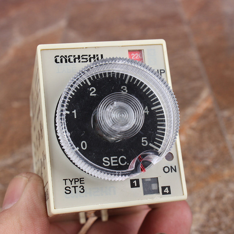 Special price Changer ST3P A-A time-lapse relay 0 5S-3MIN 220v Adjustable time switch module