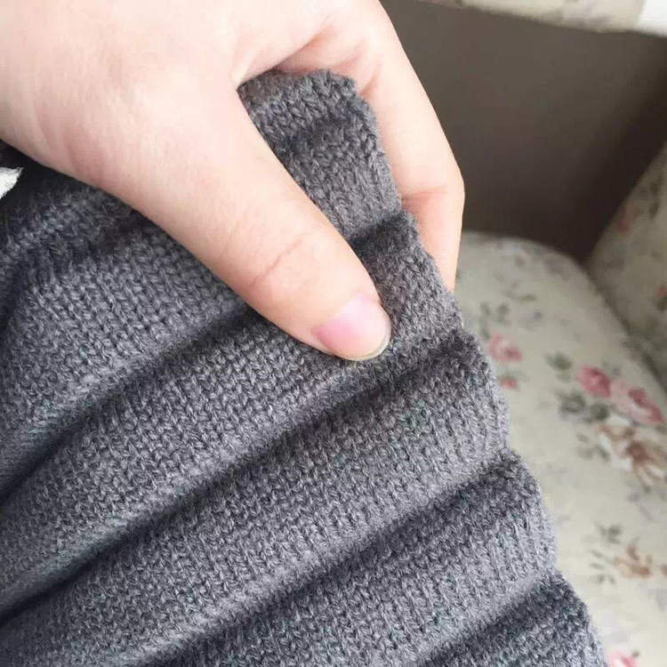 Nhỏ hương thơm gió đan váy mùa thu và mùa đông mô hình chất béo MM cộng với phân bón XL loose mô hình búp bê đáy áo len Một từ váy đầm ngắn xòe