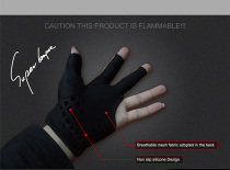 Billiards gloves Billiards special three-finger gloves league league billiards fingerless gloves
