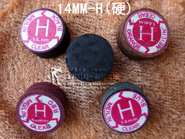 Bể bơi của Merrill cue đầu lớn đầu nhỏ 10 mm Anh snooker 14mm chín bóng kiểu Trung Quốc tám đầu đen găng tay bi da	