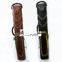Upscale Nine 9 club Club American 1 2 Poles Barrel Billiard Cue Cartridges Holder 6 Six holes Rod Bag Black 8-8 Rod Box Bag