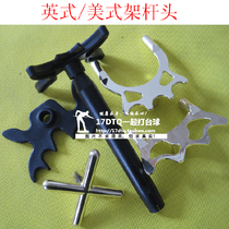 Billiards Accessories Billiards Rock Snock Black Eight-Elevated Band Head Cross Cross Rocket Rod