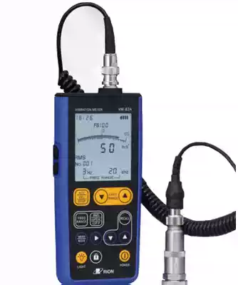 Japan RION Rion portable digital vibrometer VM-82A Vibration measuring instrument VM-63C Displacement acceleration