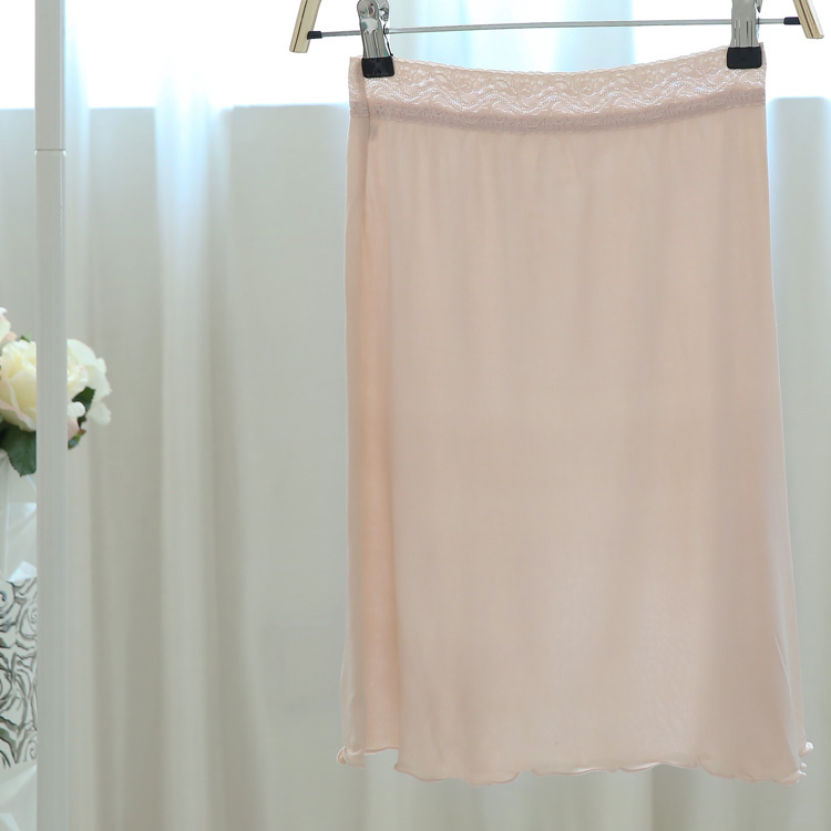 Váy lụa mới, váy petticoat, váy lụa, túi đan mùa hè mỏng, lót hông, thoáng khí - Váy chân váy ôm