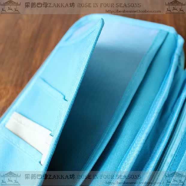 Người giữ hộ chiếu giải phóng mặt bằng đa chức năng gói tài liệu nam nữ đi du lịch phiên bản tiếng Hàn của người giữ vé màu dài túi đựng giấy tờ ô tô