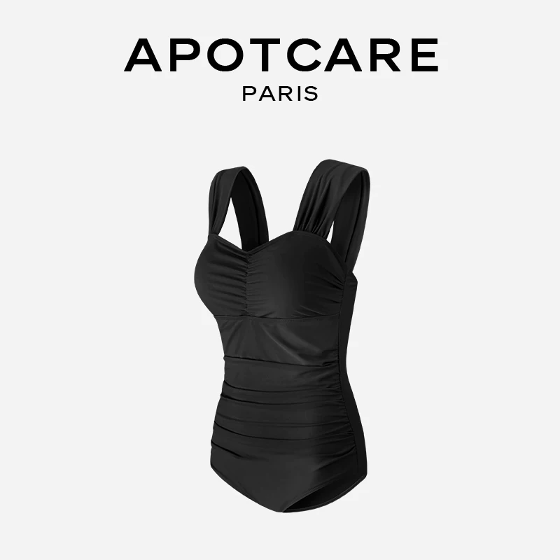 Французский Apotcare 2024 новый продукт купальник для женщин, горячий весной, сексуальная малышка, закрыть живот, тонкий коннектированный купальник
