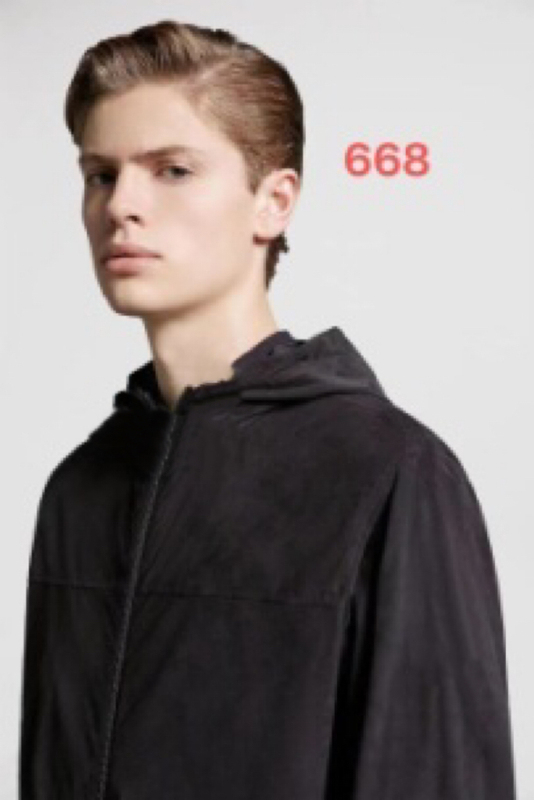 T668 Black Hooded Jacket