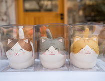 Japans Kyoto handmade and paper dragon tiger works as a Caifu Solar Cat Pendulum for Courtesy Ornament On-board