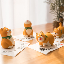 Japan imports Kyoto Longtiger for clay handmade handicraft Chai dog hawks and dogs to sell their daily gifts Christmas