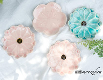 Spot reentry in Japan Meinesy Boiling Ice Cracked Glaze Small Dish Sweet Dish Smoked Aroma Pan