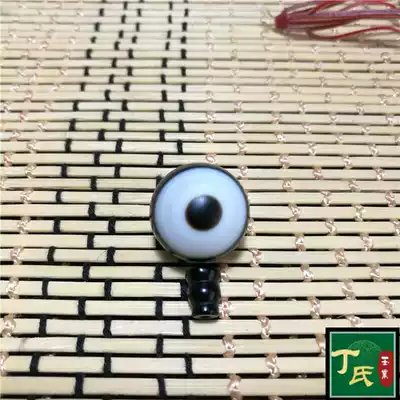 Natural Tibet old mine line pharmacists eye beads 2 0 tee Buddha head diy necklace hand antimony man playing accessories