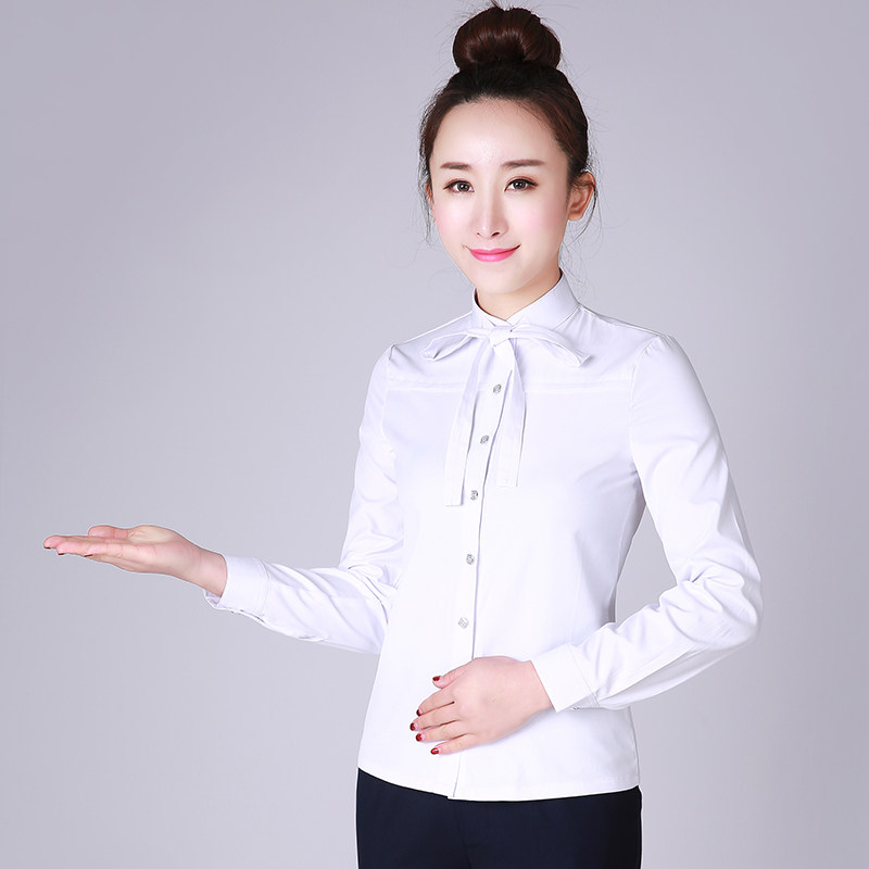 Mobile Business Hall Workwear Woman Long Sleeve Shirt Suit Spring Autumn New Saleswoman Overalls Uniforms Outsuit Pants