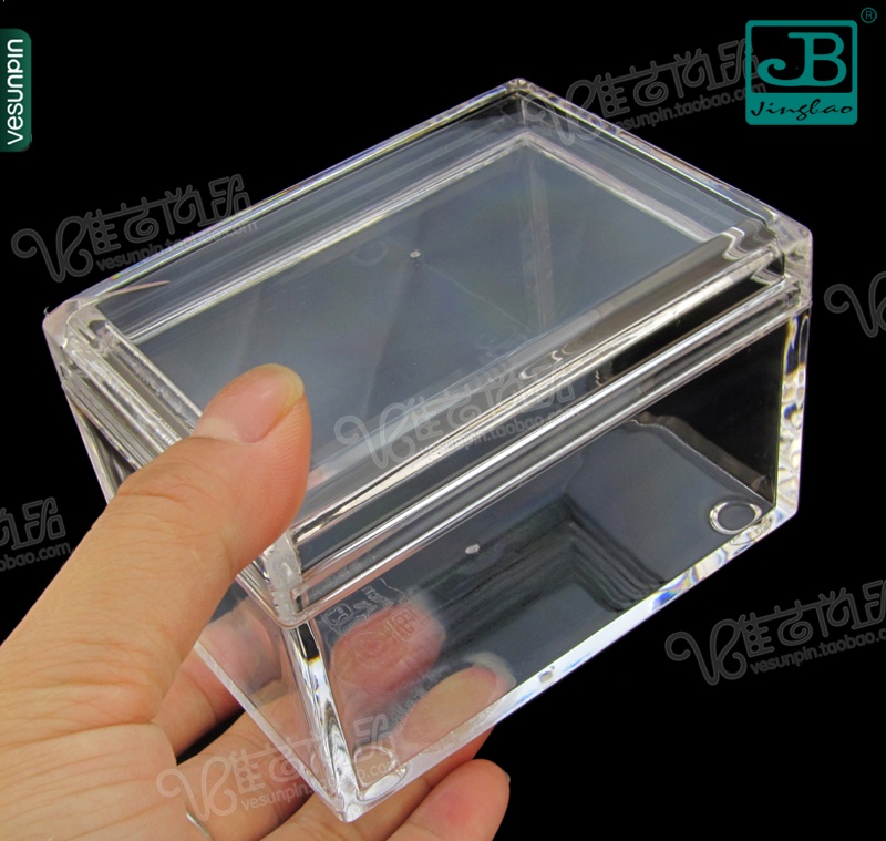 Carabao Daily acrylic containing box Handmade box transparent with cover plastic tea bag Box Coffee Sugar Bauza
