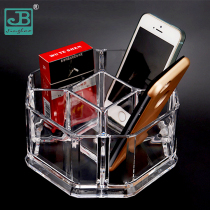 Garbo acrylic transparent storage box desktop storage box grid plastic hotel room tea bag box 8325