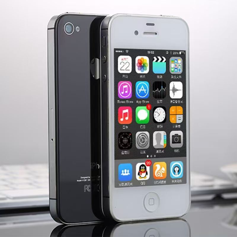 [Authentic Premium Selection] Apple Classic 4S iPhone Student Small Screen Music Game Console Nostalgic Collectible Phone