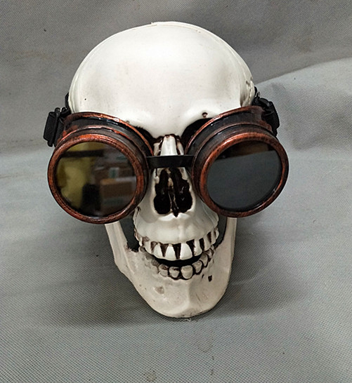 Steampunk kính sci-fi ống nhòm với gai kính cơ sở bão gothic đảng Cosplay đạo cụ đồ cosplay học sinh