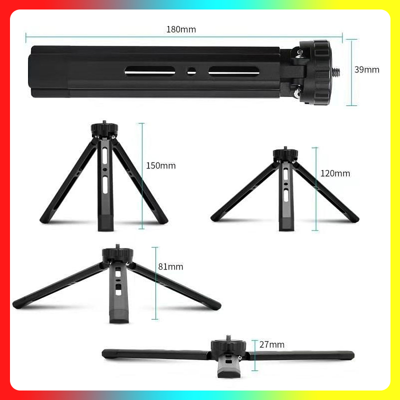 Net Red Live Mini Bracket Full Metal Adjustable Desktop Tripod Spotlight Stabilizer Tripod