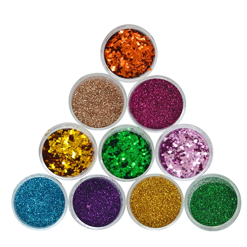 С блестками теней для век, сверкающие, супер ослепительные монохромные глаза, жемчужные светлые блестки, производительность детского сада.