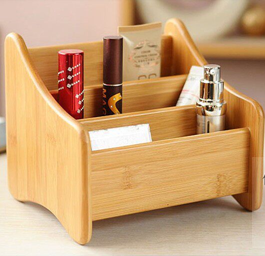 Natural bamboo tabletop multi-function tissue box tea few living room mobile phone remote control contain box bamboo and wood environmental protection box