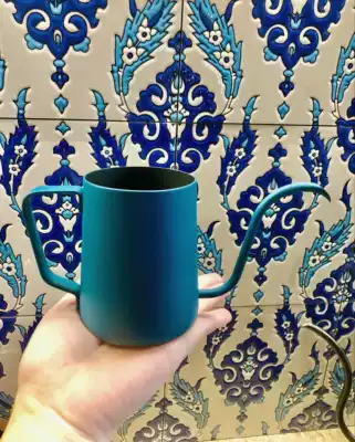 Fine-mouthed coffee pot hand-brewed coffee pot long-mouthed American household drip ear hook