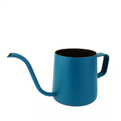 Hand punch pot thin mouth thickened 304 stainless steel teflon coated coffee pot long mouth American household drip ear hook