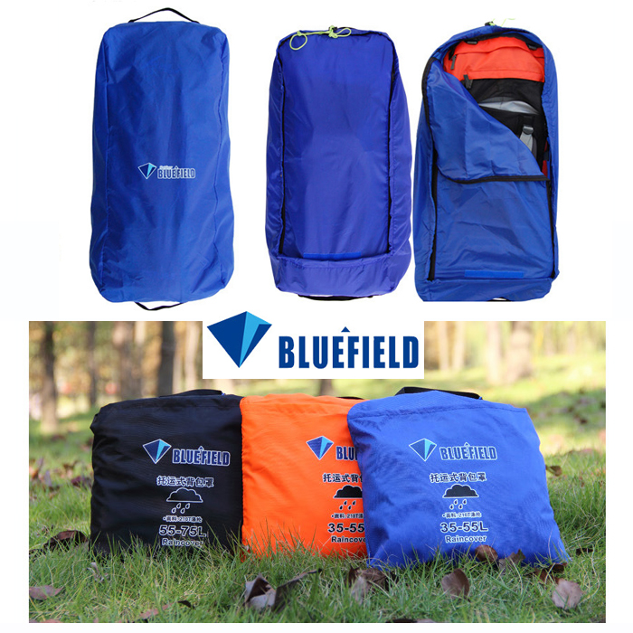Blue field Two uses Scapegoat transport Anti-rain cover Luggage Care protection bag cover Large number 75 l