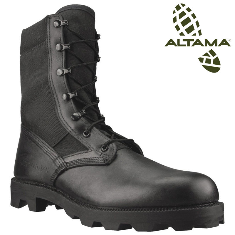 U.S.-made ALTAMA U.S. Army Combat Boots Panama Sole Marine Boots Summer Breathable High-Top Military Fans Tropical Boots Boots Boots