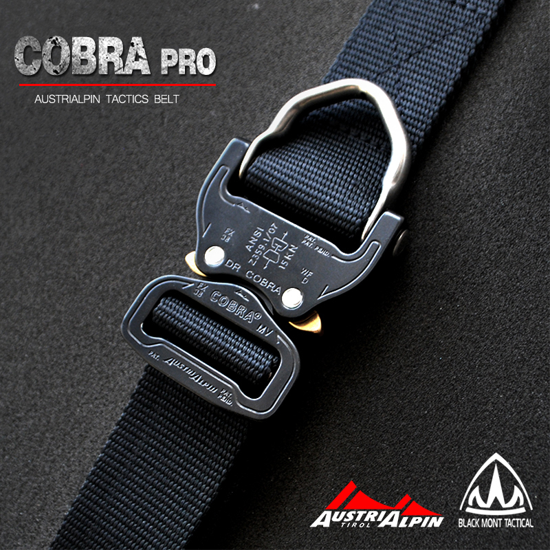American Bmt Cobra Multifunctional Tactical Belt for Men Austrialpin Outdoor Enthusiast Black Hawk Rappelling Nylon