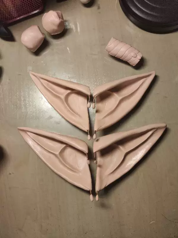 Косплей ушей эльфа Final Fantasy 14 ff14 Elf Ears Orsh Fang Alise Alphino Aymeric