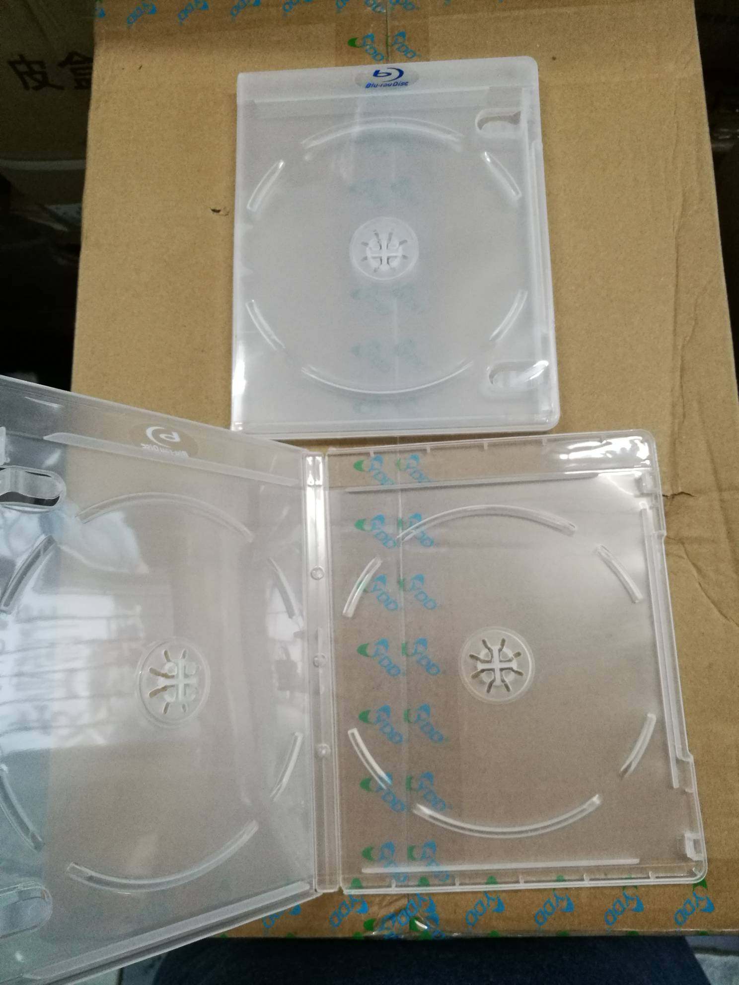 High quality ultra - thick transparent single double - ray DVD box outer sealing leather box special
