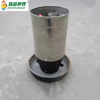 Drum automatic trough fattening big pig trough feeding trough pig raising equipment pig teaching trough