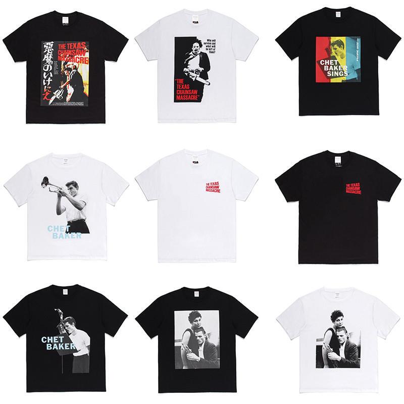 Wacko Maria 24 Chet Baker Shirt Chet Baker Texas Chainsaw Man Short-Sleeved T-Shirt