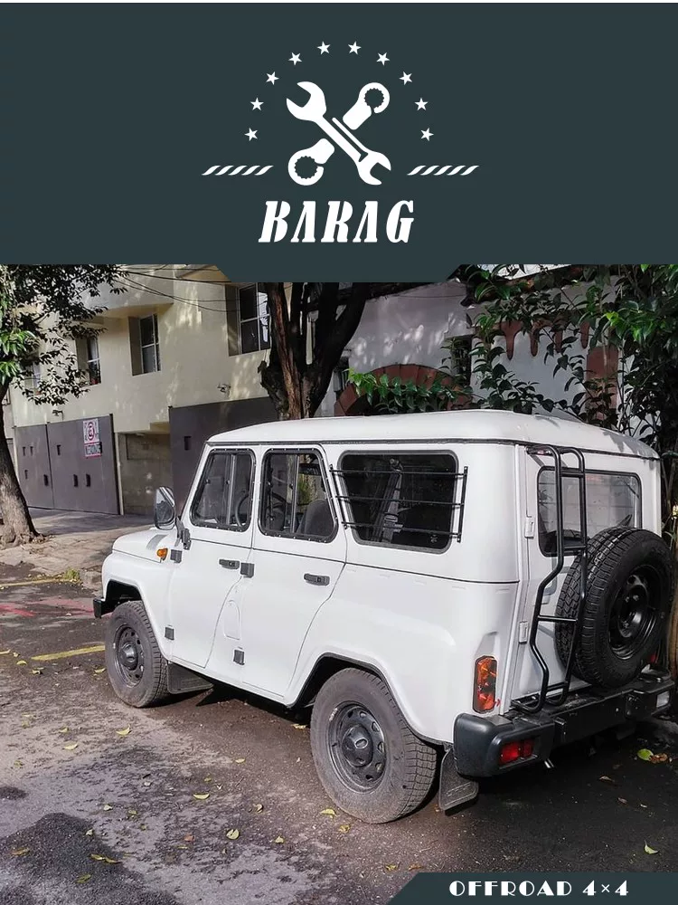 Барaг Ваcих охотник Uaz Hunter модифицированное боковое окно охранная бронепробиваемая сеть без повреждений установка