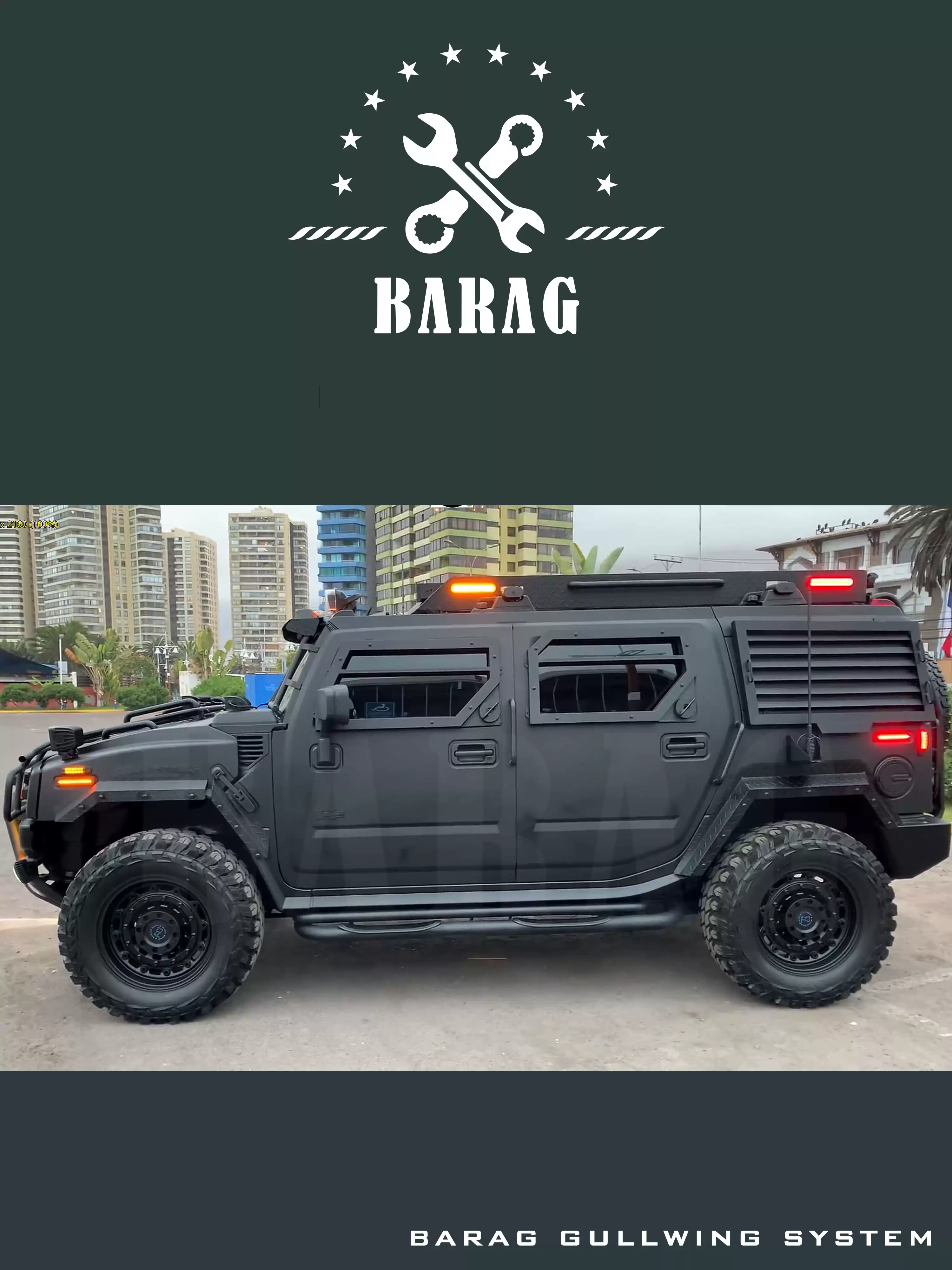 悍馬H2全車改裝套件黑色合金機甲護板防爆網格柵護甲