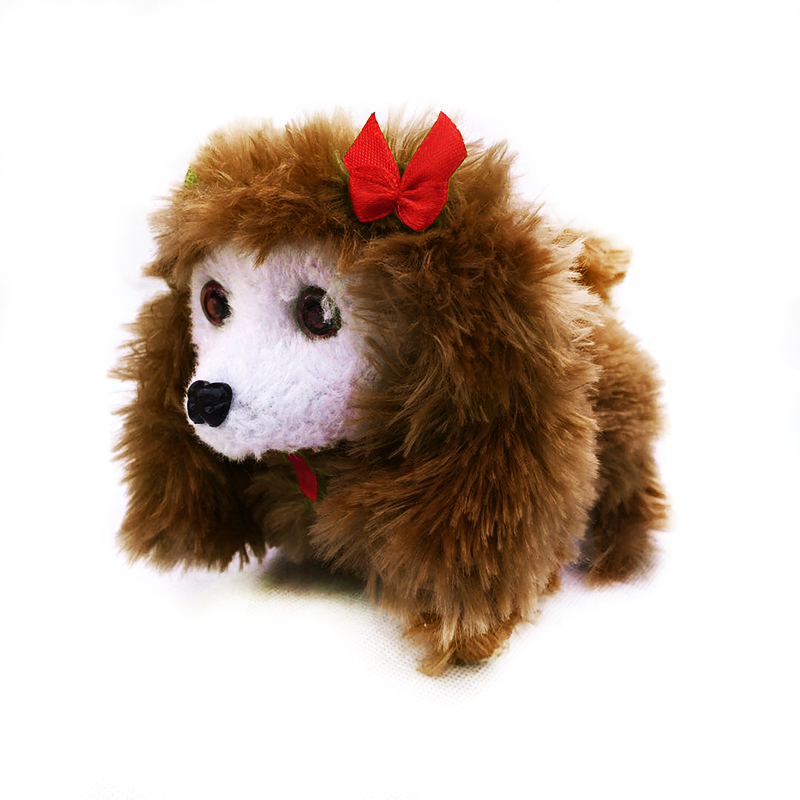 New Long Plush Children's Toy Gift Electric Luminous Regress Dog Will Be Called Wagtail Toy Dog Puzzle