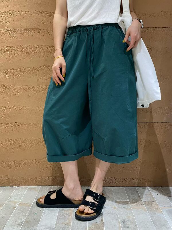 Ty63192 Pure Cotton Cropped Pants for Summer, Same Style for Men and Women
