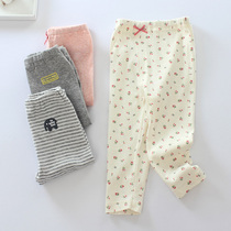 Two Japanese childrens cotton trousers home trousers for men and women baby thin leggings