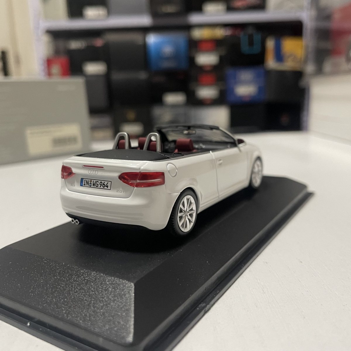 1/43 MINICHAMPS AUDI A3 cabriolet 2008-13 CAR DIE CAST MODEL WHITE