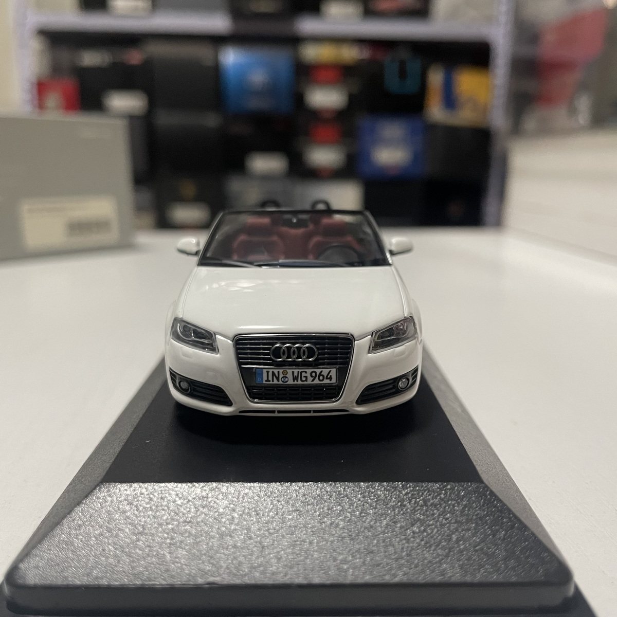 1/43 MINICHAMPS AUDI A3 cabriolet 2008-13 CAR DIE CAST MODEL WHITE