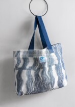 nmchic Spot Lapuan Kankurit AALLONMURTAJA Organic Cotton Shopping Bag in Finland