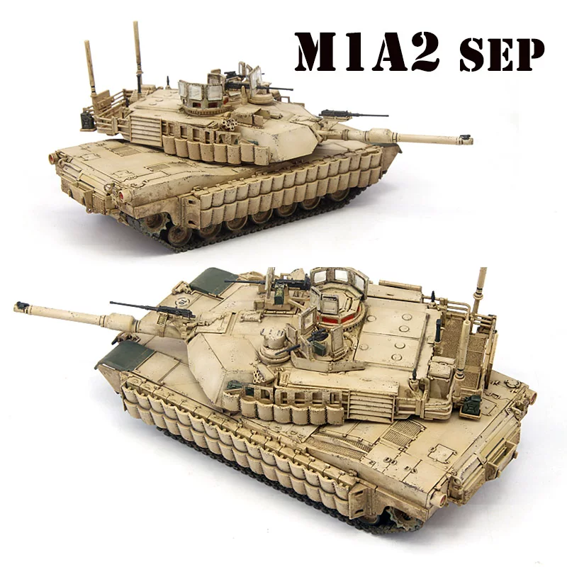 Homemade 1/72 U.S. M1A2 SEP Abrams TUSK II Main Battle Tank